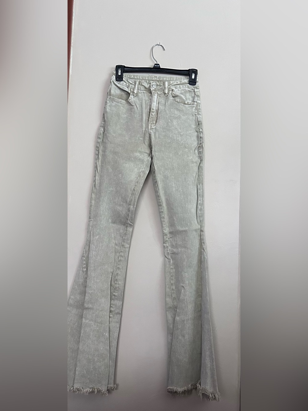Altar'd State Light O Tan Flare Jeans Size Small